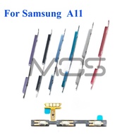 New For Samsung Galaxy A11 Power button Button Side Key Volume Up Down Flex Cable Cellphone Part