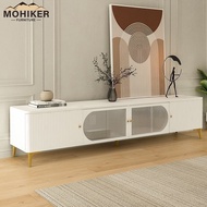 MOHIKER Tv Cabinet European Floor White Tv Cabinet Console Living Room Coffee Table Storage Cabinet MO320