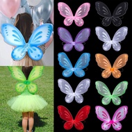 Kids Girls Cute Fairy Wings Butterfly Halloween Angel Wings Costume Accessories
