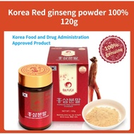 Korea Red ginseng powder 100% red ginseng 120g 1ea, Korean red ginseng powder, S588