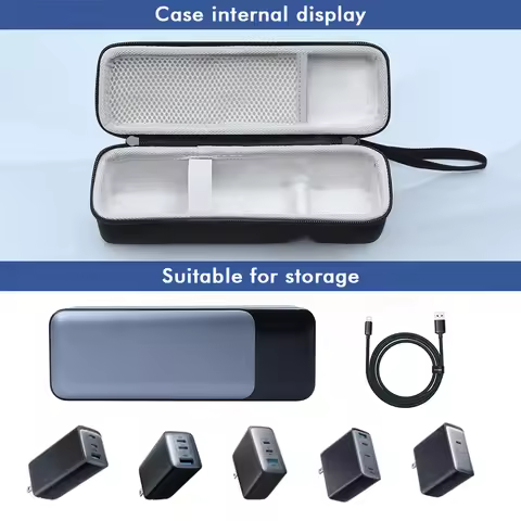 Portable Carrying Case For Anker Prime 27650mAh 20000mAh 12000mAh Power Bank EVA Storage Bag For Ank