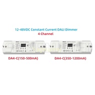 4CH Skydance DT6/DT8 CC DALI LED Dimmer 150-500mA or 350-1200mA 12-48VDC DA4-C with digital display 