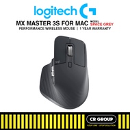 Logitech MX Master 3S For Mac Wireless Mouse with 8K DPI Tracking and Quiet Clicks (1Yr Warranty)