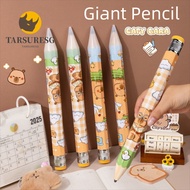 TARSURESG Giant Wooden Pencil, 33.5cm Capibara/Puppy Giant Pencil, Creative With Eraser Oversized Pe