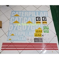 Dozer Cat D7G Sticker Heavy Equipment Sticker