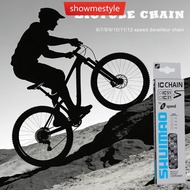 SMS Mountain Bike Drivetrain Chain 6-12 Speed Compatible Road Bike Universal Chain with Magic Link B