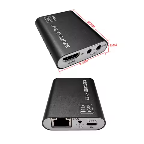 D3 WebRTC type-c HDMI to ip H264 H.265 1080P IPTV UDP RTMP SRT HTTP HLS RTSP M3U8 Encoder