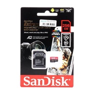 SanDisk เมมโมรี่การ์ด Micro SD 256GB Class 10 EXTREME PRO (170 MB/s.)