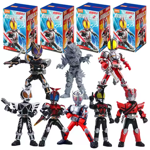 1/9Pcs BLOKEES Blind box Episode 2 Accelerating the World Kamen Rider Masked Rider 555 Kaixa Delta M