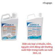 Cidex 4 bottles of 1L (Anova) (delivered depending on model) effectively kills bacteria in ponds