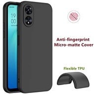 OPPO A78 4G & A78 5G PREMIUM CASE SLIM MATTE CASE BLACK DOFF