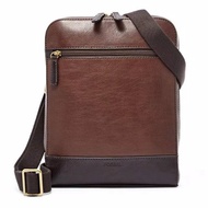 Tas FOSSIL Rory Courier Brown original - sling bag Fossil pria ori