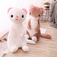 JAMXUN 50cm Sweet Ferret Plush Toy Soft Stuffed Cartoon Animal Ferret Dolls Bedroom Home Decoration 