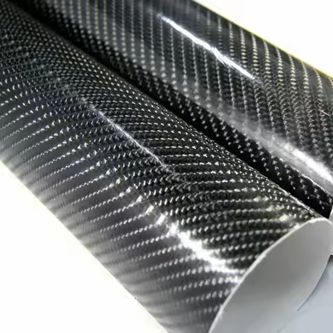 30cmX152cm 7D Carbon Fiber Vinyl Film Carbon Fiber Sticker Glossy Car Wrap Sheet Roll Film Stickers 
