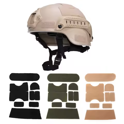FAST Helmet Magic Sticker Hunting CS Helmet Patches Hook and Loop Sticky for AF Fast Mich IBH M88 He