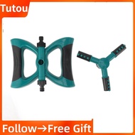 Tutoushop Rotating Garden Sprinkler G1/2 Plastic Automatic Lawn Yard with Base for Home Gardening Watering System