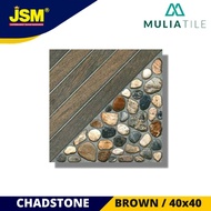 Mulia Tile Keramik Chadstone Brown Matt 40x40