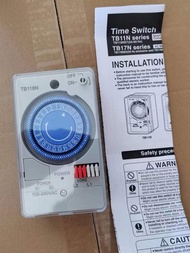 TB118N Mechanical Timer Switch Mini Mechanical Timer Relay Mechanical Timer Switch 230V 60Hz 24 Hour