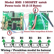 NEW InFath - Case LXT 20Cell 20 Cell batre baterai BMS 3 5 MOSFET cover housing box case wadah tempa