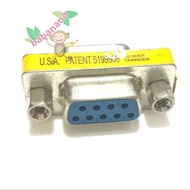 Connector 9 pin RS232 DB9 female to female 9pin db 9 gender changer