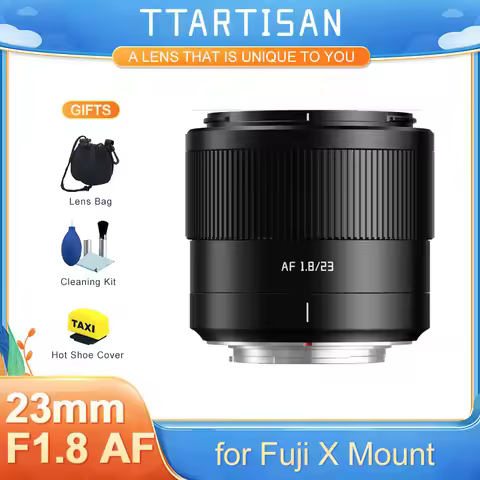 TTArtisan APS-C 23mm F1.8 AF Auto Focus Camera Lens for Fuji Fujifilm XF FX Camera XT10 XT30 XT30II 