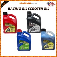 BIKERS RACING OIL SCOOTER OIL 4T 20W-40 20W-50 10W-40 MINYAK HITAM MOTOR (HEAT PRO) EXTREMO/SHELL/CA