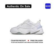 ใหม่และแท้ Nike M2K Tekno " White " รองเท้ากีฬา AV4789 - 101 รับประกัน 1 ปี