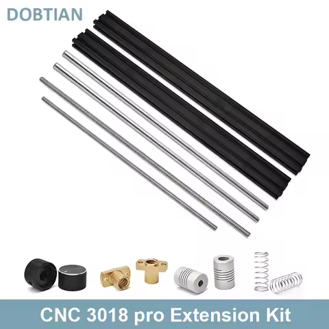 Upgrade Kit X-Axis Y-Axis Extension Kit for DIY CNC 3018 Pro Max / 3018 Pro to 3040 CNC Engraving Mi