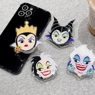 Disney Disney Villain Mobile Phone Stand Ura Black Witch Poison Queen Black White Witch Folding Stand Cartoon Stand Mobile Phone Folding Stand Chasing Drama Handy Tool Mobile Phone Stand