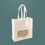 [RACHEL] Socco Campus Canvas Totebag 1