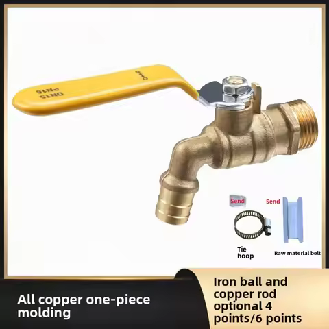 Thicken Garden Tap Faucet 1/2'' 3/4'' Metal Snap Fittings BSP Garden Hose Connector Home Outdoor Gar