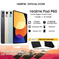 Realme Pad Tablet Pad  P60 l  Android 12.0 [12GB RAM 512GB ROM] Dual SIM 5G LTE Smart Tablet Android