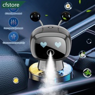 CFSTORE Universal Car Diffuser Air Freshener AI Smart Robot Rechargeable Fragrance Auto Air Freshene