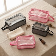 PREMIUM JR – PREMIUM THICK MICA – NET MICA POUCH – MAKE UP POUCH OR BATHROOM EQUIPMENT - COSMETIC BA