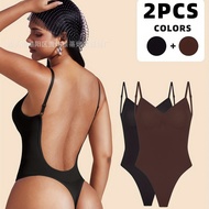 Halter Backless Bodysuit Thong Skims Shapewear Plus Size Seamless Style