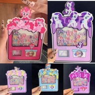 Pony charm machine, mini acrylic charm machine with lovely charm as a gift