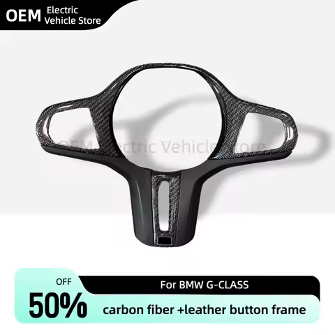 Real Carbon M Performance Interior Replacment Kit Fiber Car Steering Wheel Frame Cover For BMW G20 G