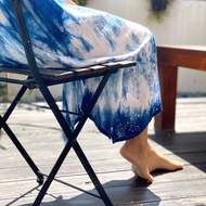 手工 藍染 蠟染 與風共舞 連身 洋裝 連身裙