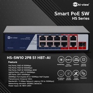 Hi-view POE-SW10 2P8 S1 HBT-AI HS Series (10Port)
