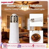 Flexible Gooseneck Lamp Holder | E27 to E27/E26 Ceramic Socket Extension | Adjustable DIY Lighting