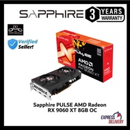 SAPPHIRE RADEON RX 9060XT 9060 XT PULSE 8GB, GDDR6, 128-bit
