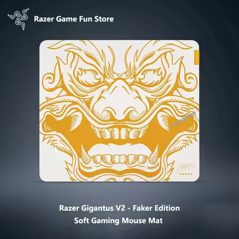 Razer Gigantus V2 Faker Edition Soft Gaming Mouse Mat-Textured Micro-Weave Cloth Surface Thick,High-