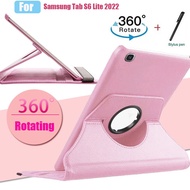 360 Rotating PU Leather Case for Samsung Galaxy Tab S6 Lite 2022 P613 P619 S7 S8 S5E A8 10.5 A7 10.4