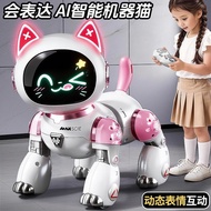 Children Remote Control Programming ai Dynamic Expression Robot Pet Cat Toys 3-6 Years Old 8 Boys Gi
