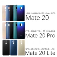For Huawei Mate 20 Pro Back Glass Cover Panel Mate20 Rear Battery Door Housing Window Case For Huawei Mate 20 Lite Back Cover
