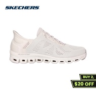 Skechers Women Slip-Ins Sport Active Glide-Step Amore Casual Shoes - 104512-NAT Air-Cooled Memory Fo