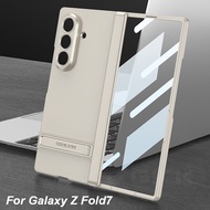 LUKEN Hinge 360 Protective Case For Samsung Galaxy Z Fold 7 Ultra-thin Screen Protector Stand Cover 