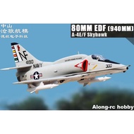 Freewing Electric Rc 80 Edfjet A-4e/f Skyhawk Plane 80mm Metal Edf Airplane 6s Pnp Or Kit+s Retracta