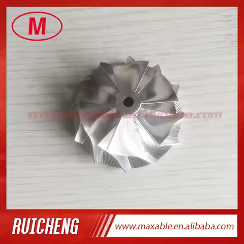 K04 45.09/56.08mm 6+6 blades 5306-123-2216 aluminum 2618/milling/ billet compressor wheel for K04228