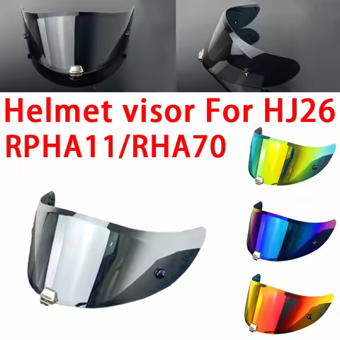 Rpha11 helmet shield for HJC HJ26 Rpha70 high toughness high strength anti-uv sunscreen electroplate